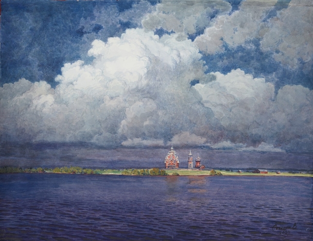 Painting for sale online - Kizhi Island