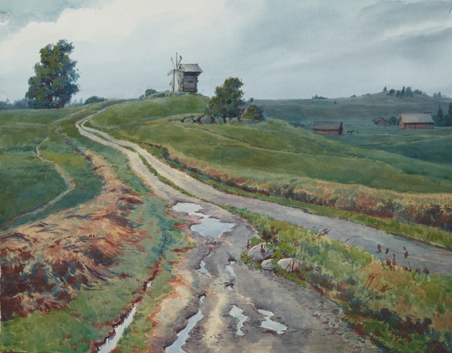 Painting for sale online - Mill