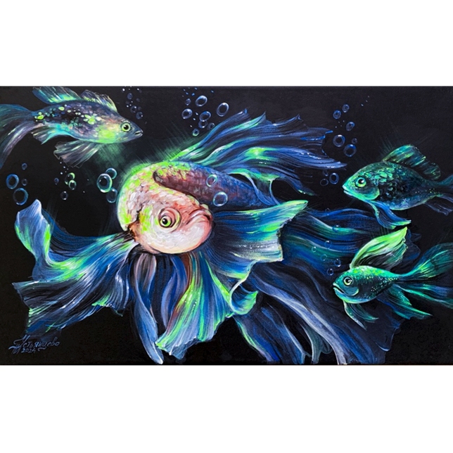 Painting for sale online - Fish