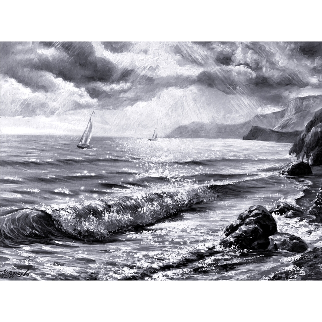 Painting for sale online - Seascape