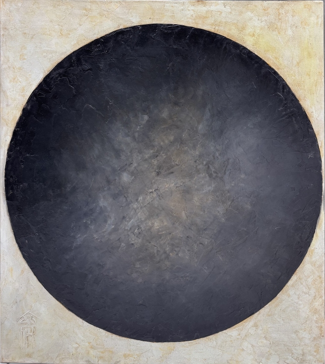 Painting for sale online - Black moon