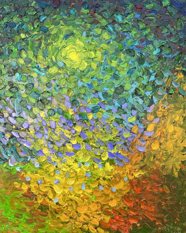 Painting for sale online - Moonlight over the city