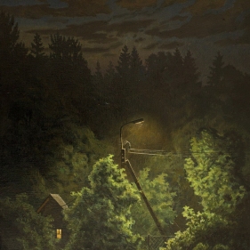 Painting for sale online - Night lantern