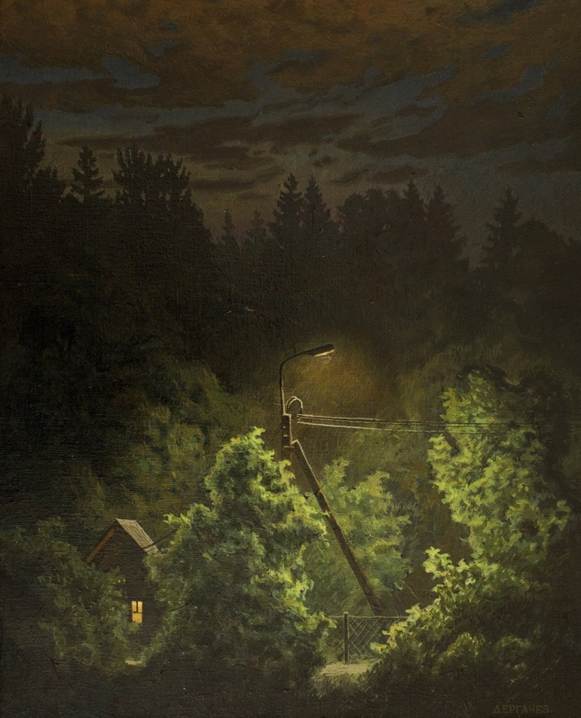 Painting for sale online - Night lantern