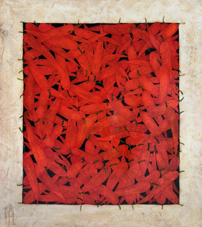 Painting for sale online - Red peppers