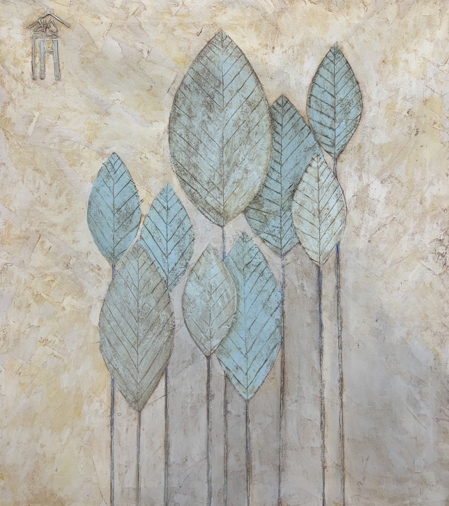 Painting for sale online - Leaves