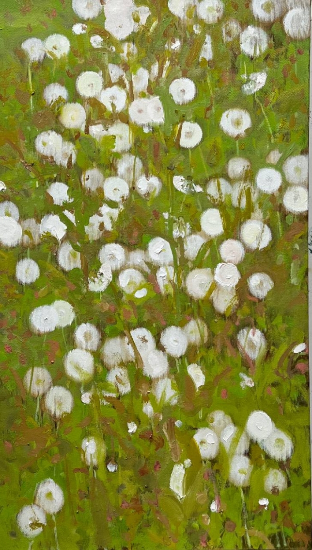 Painting for sale online - Dandelions