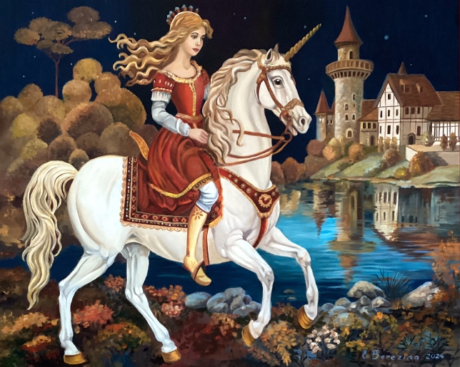 Painting for sale online - Unicorn Ride