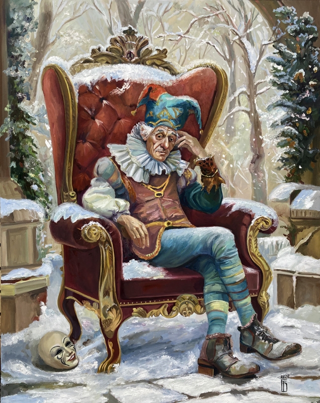 Painting for sale online - His throne