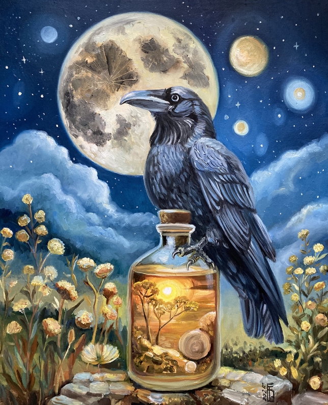 Painting for sale online - The Secret of the Raven