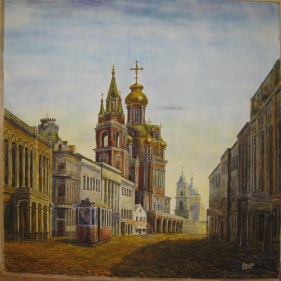 Painting for sale online - Church of the Assumption of the Virgin Mary on Pokrovka