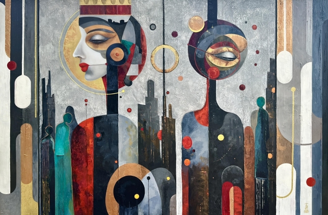 Painting for sale online - Shadows write destinies