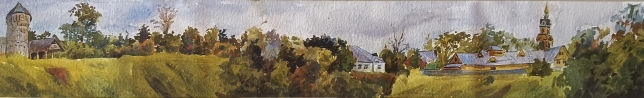 Painting for sale online - Miniature panorama 