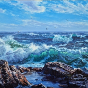 Painting for sale online - Wave