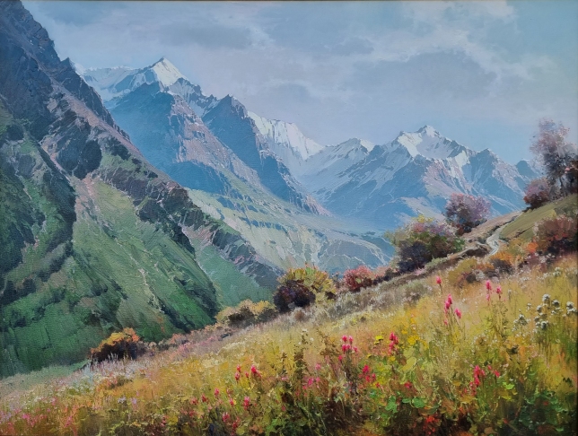 Painting for sale online - Elbrus region