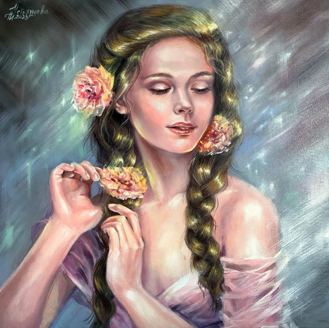 Painting for sale online - She is a Spring