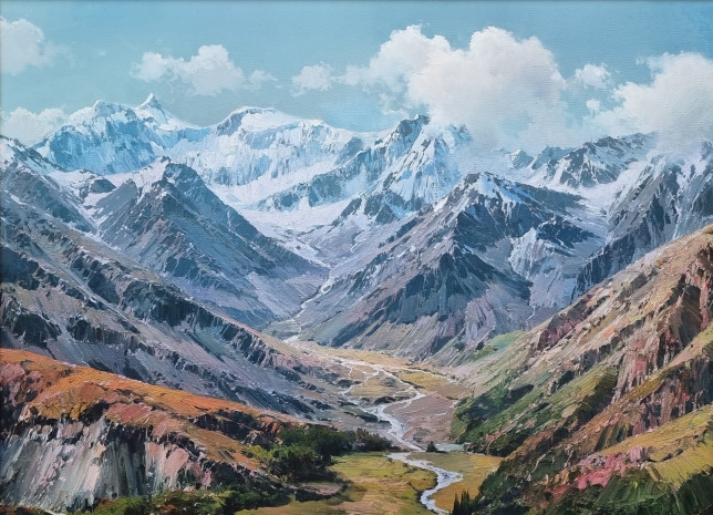 Painting for sale online - Belukha (the highest point of the Altai Mountains)