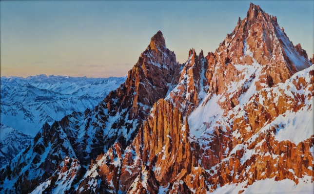 Painting for sale online - Fann Mountains