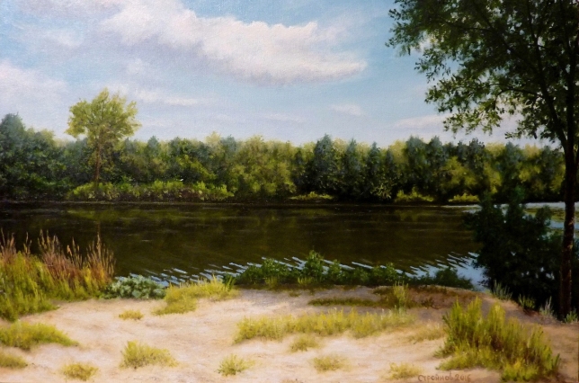 Painting for sale online - Hot day