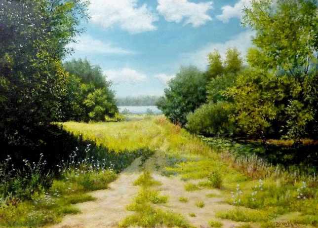 Painting for sale online - To the water!