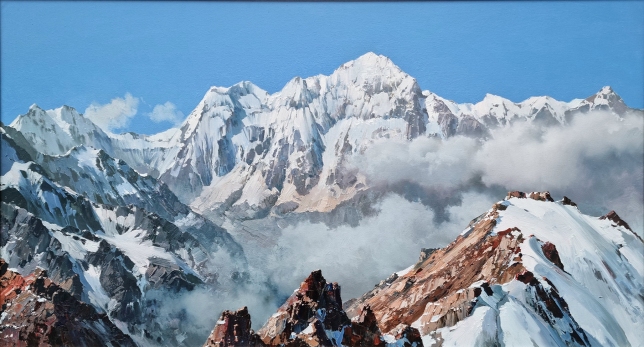 Painting for sale online - Breath of the Mountains, Mont Blanc