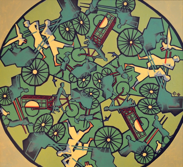 Painting for sale online - Rickshaws