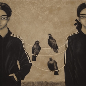 Painting for sale online - Twins