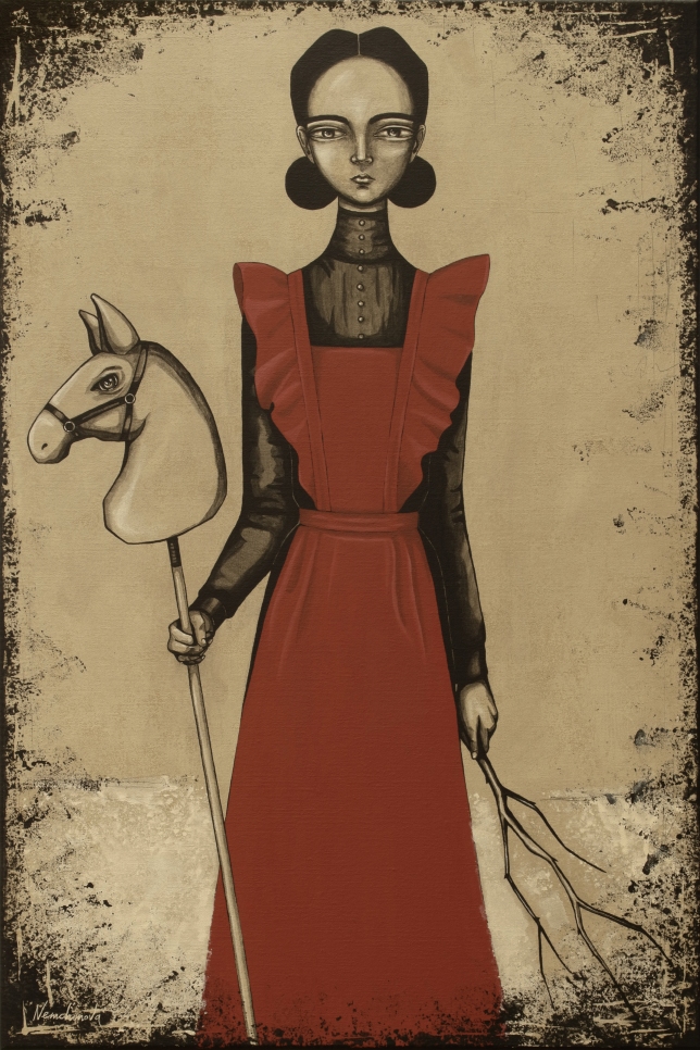 Painting for sale online - A Girl with a Horse