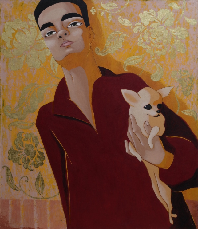 Painting for sale online - Guy with Sonya