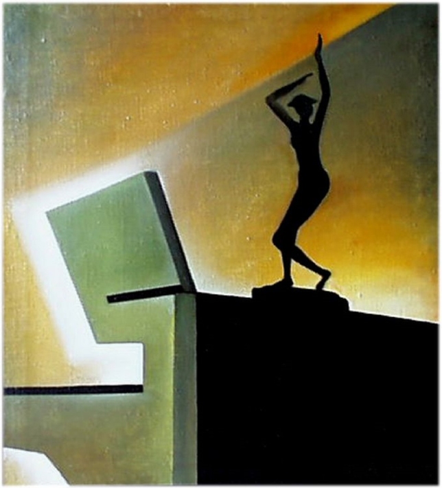 Painting for sale online - The Statuette in Interior