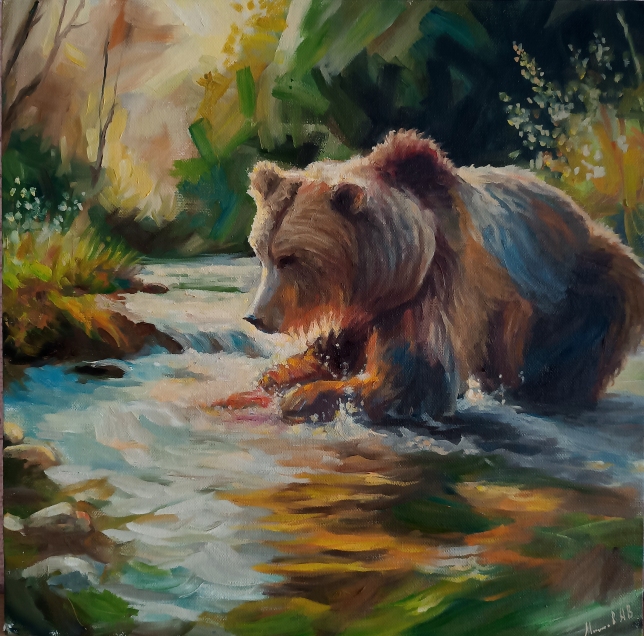 Painting for sale online - Fisherman