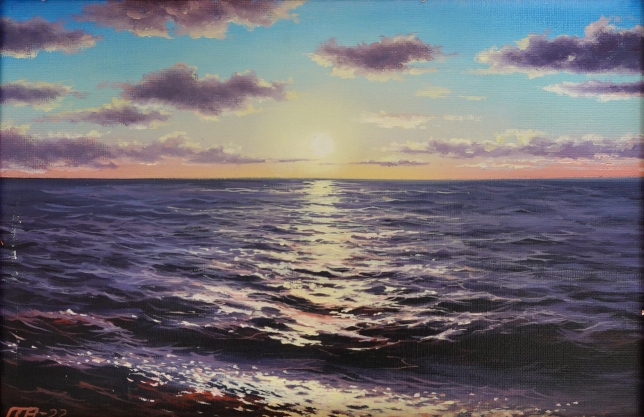 Painting for sale online - Wave -001