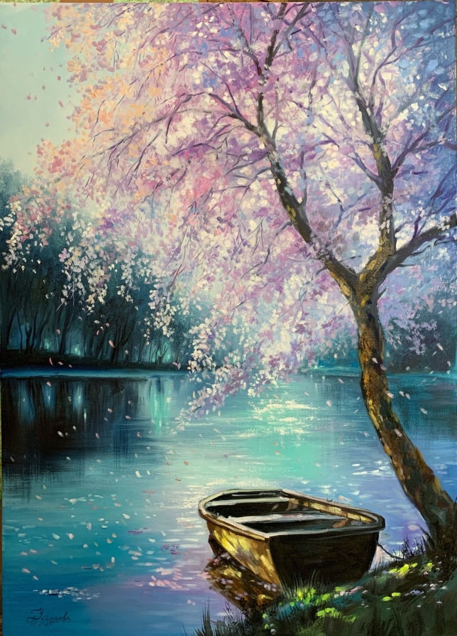Painting for sale online - Spring silence