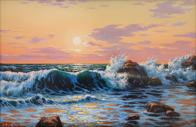Painting for sale online - Wave -004