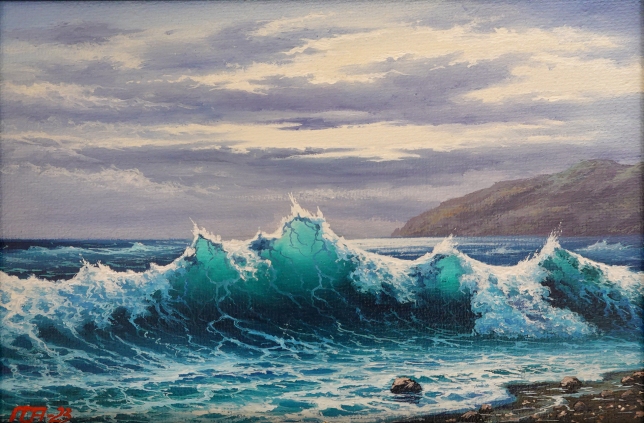 Painting for sale online - Wave -007