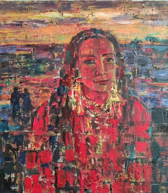 Painting for sale online - Summer evenings in Kuban