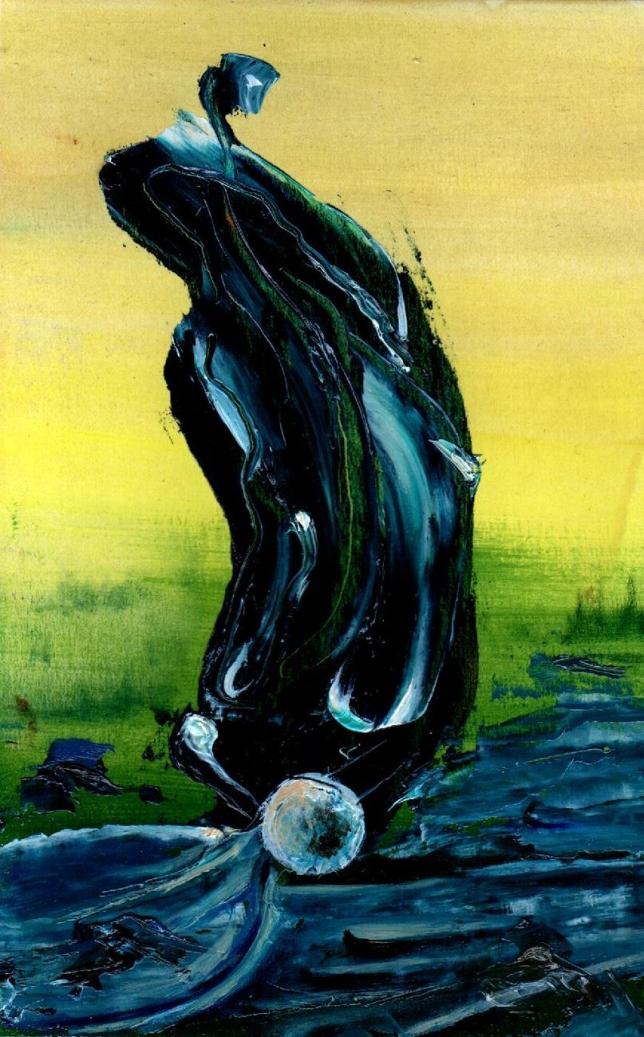 Painting for sale online - The Switchman 2 (sketch)