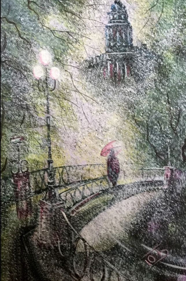 Painting for sale online - Bridge. Saint Petersburg
