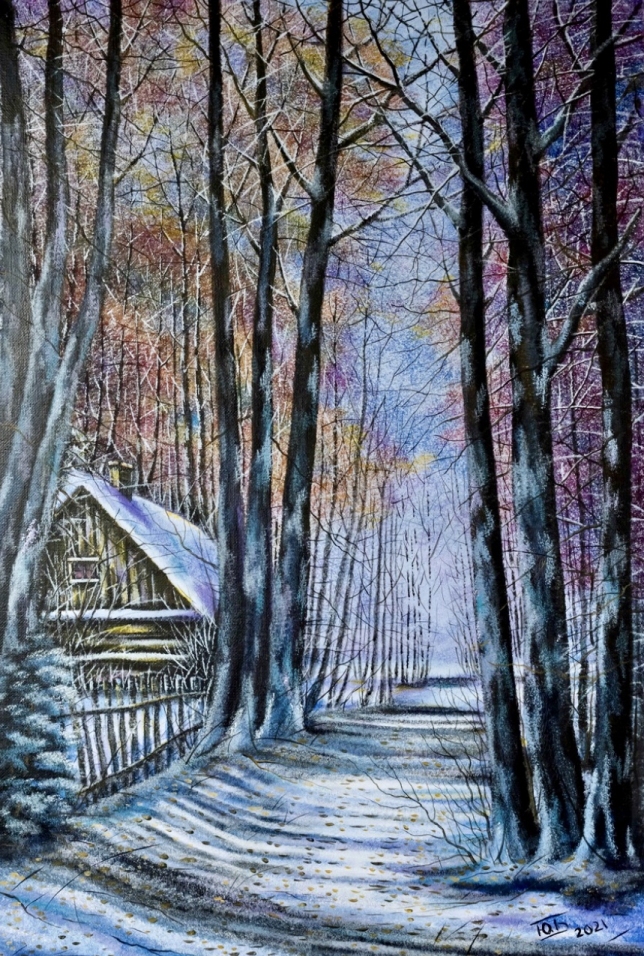 Painting for sale online - Road