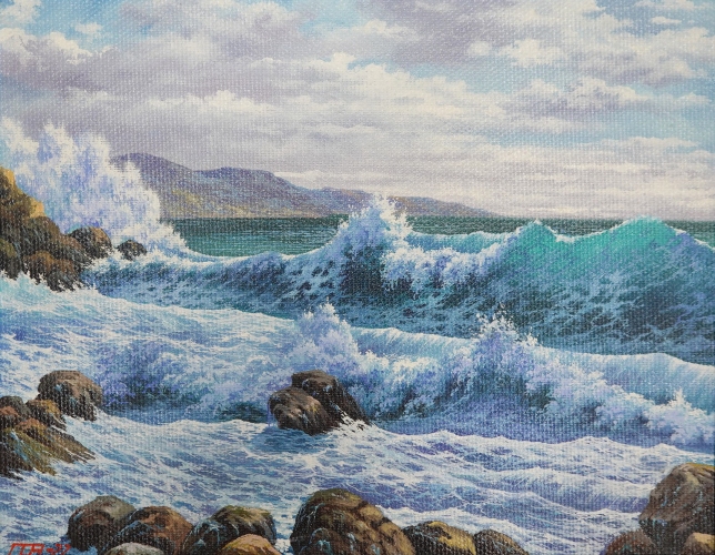 Painting for sale online - Wave -009