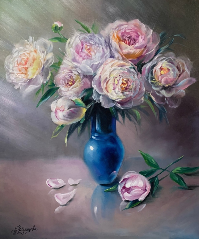 Painting for sale online - Peonies