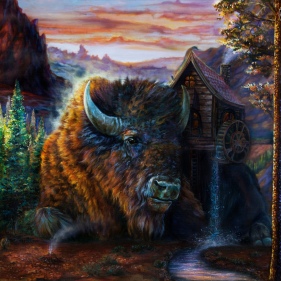 Painting for sale online - The power of wild west