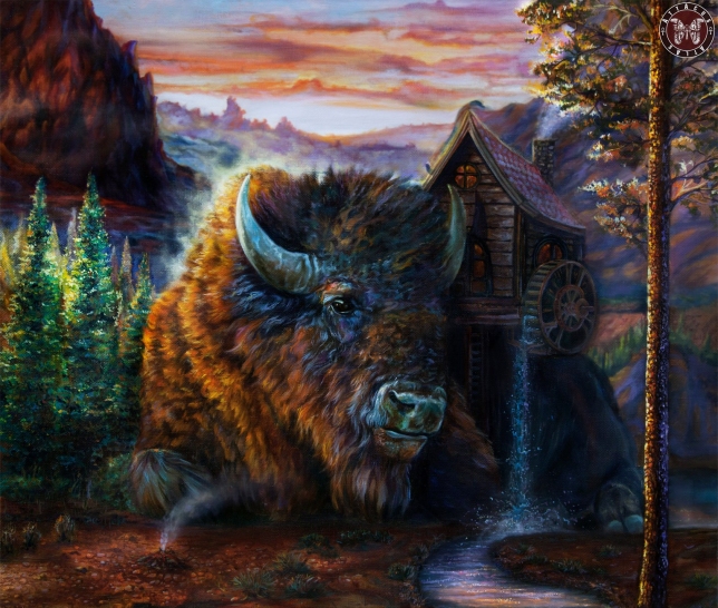 Painting for sale online - The power of wild west