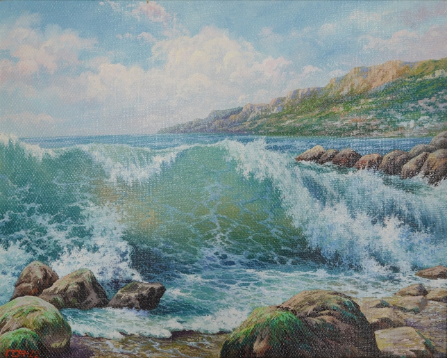 Painting for sale online - Wave -010