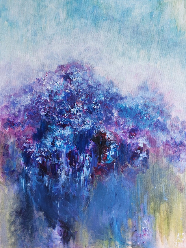 Painting for sale online - Spring. Lilac