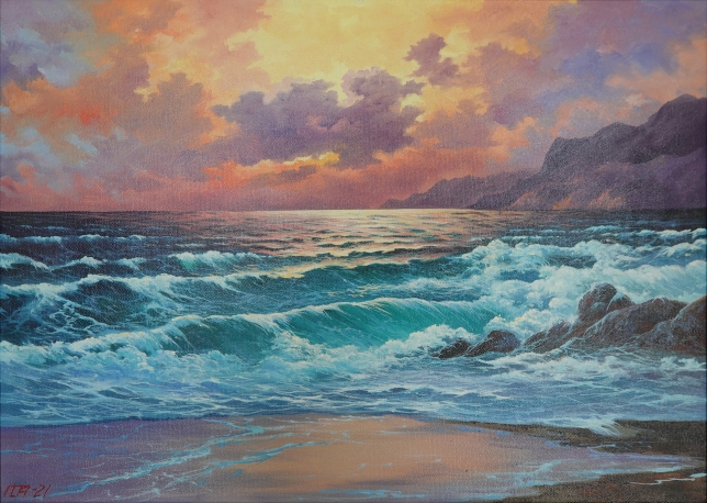 Painting for sale online - Wave -014