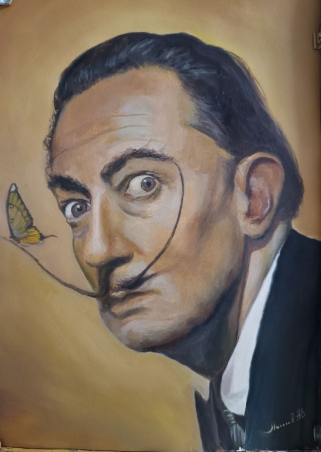 Painting for sale online - Miracle mustache