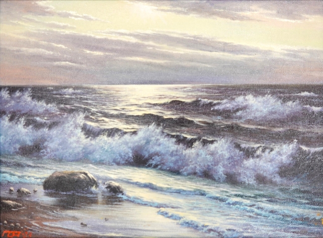 Painting for sale online - Wave -015