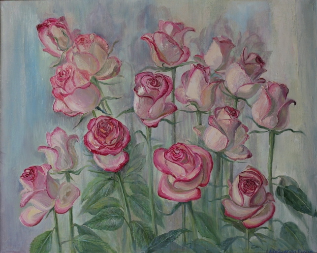 Painting for sale online - Mother of Pearl Soldiers