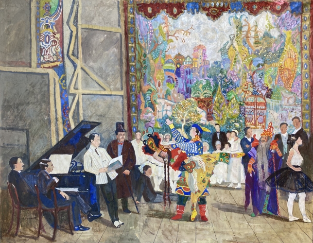 Painting for sale online - Firebird Ballet